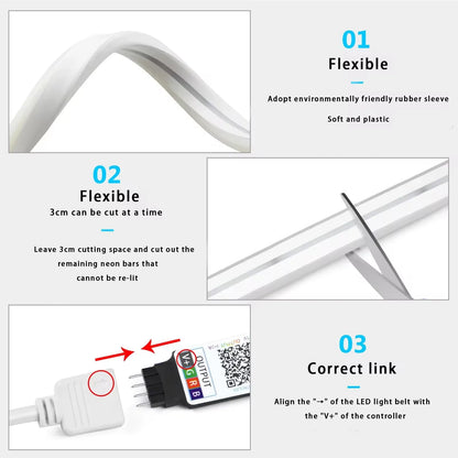 Flexible Neon LED Strip Lights